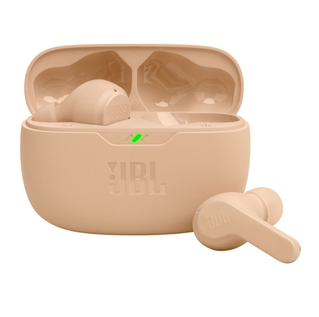 JBL Wave Beam True Wireless In-Ear Bluetooth Earphones - Beige