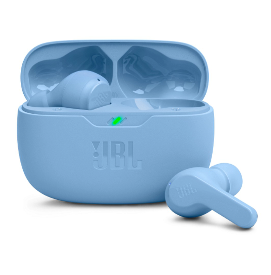 JBL Wave Beam True Wireless In-Ear Bluetooth Earphones - Blue