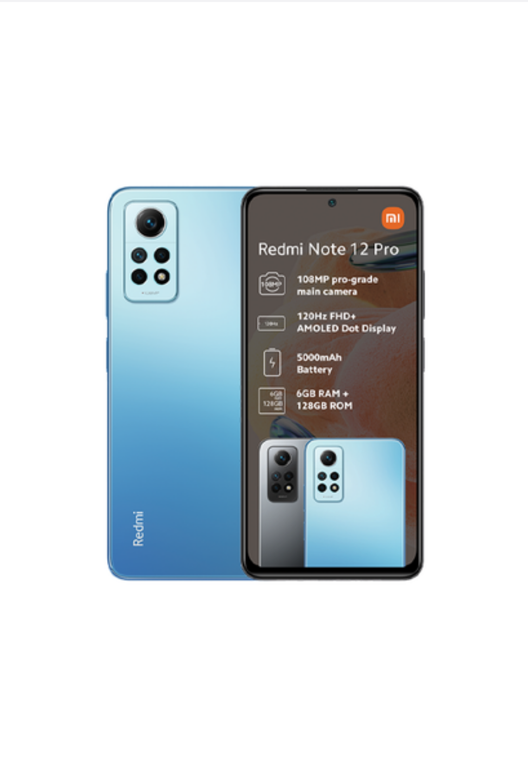 Xiaomi Redmi Note 12 Pro 128GB Dual Sim - Blue